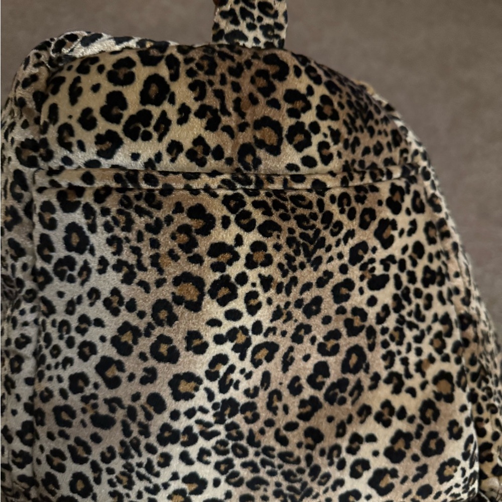 Leopard Print Women's Tote Bag - Picture 3 of 5